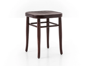 VIENNA 144 - Low beech stool _ Wiener GTV Design